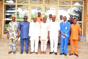 Deputy Governor Bisi Egbeyemi, SEMA Chairman Sunday Adebomi and others
