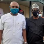 Cross River IPMAN Chairman Robert Obi (Left) with Cross River DPR Operations Controller Geroge Ene-Ita (Right)