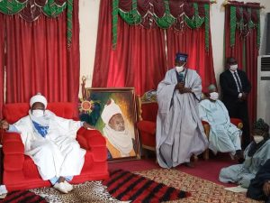 APC National Leader Bola Tinubu (sttanding)