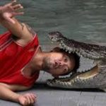 Boy swallowed by crocodile in Indonesia