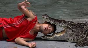 Boy swallowed by crocodile in Indonesia