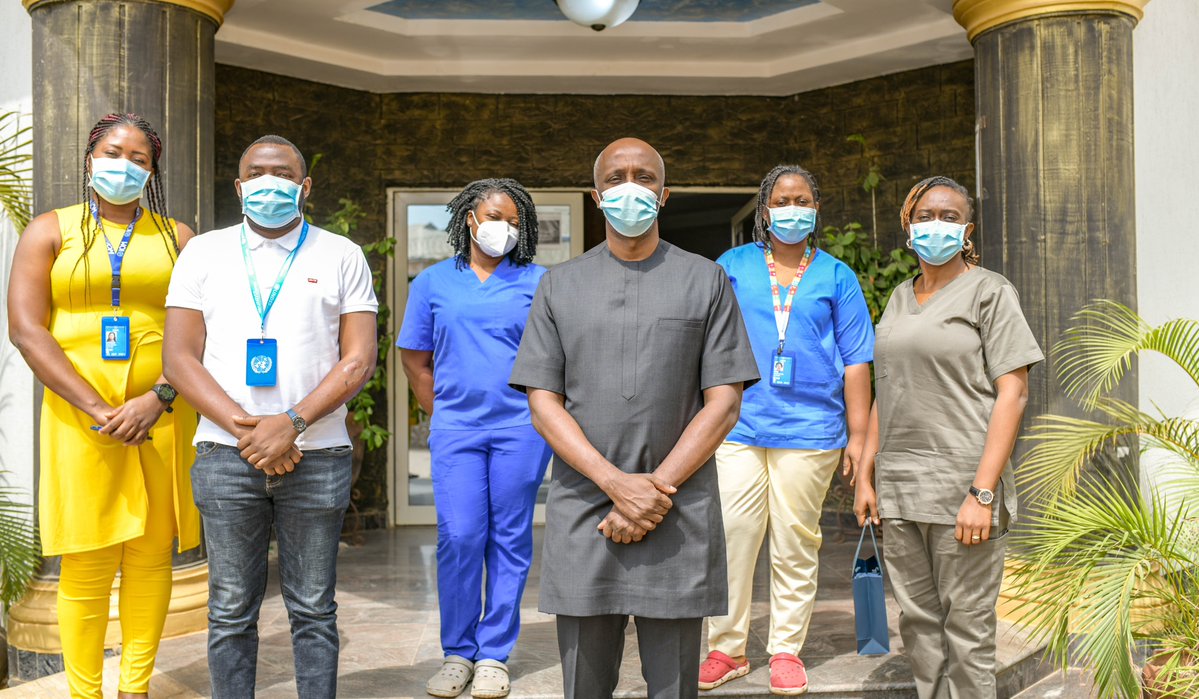 UN Resident and Humanitarian Coordinator in Nigeria Mr Edward Kallon