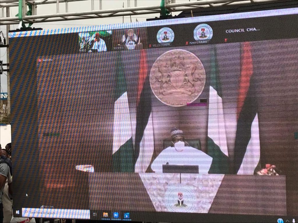 Buhari commissions road projects in Imo, applauds Uzodinma’s focus on social welfare