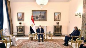 Egyptian president, Sudanese FM discuss disputed Nile dam