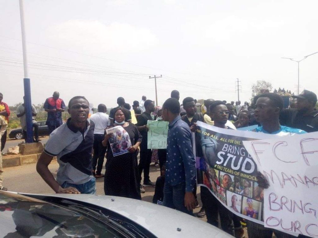 Afaka 39: Parents, colleagues protest delay in rescue of abducted students