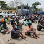 Police parade 113 COVID-19 control protocol violators in Lagos