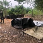 Soldiers destroy illegal refinery in Abia