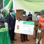Plateau Deputy Governor Prof Sonni Tyoden launching the Basic Healthcare Provision Fund (BHCPF) in Jos