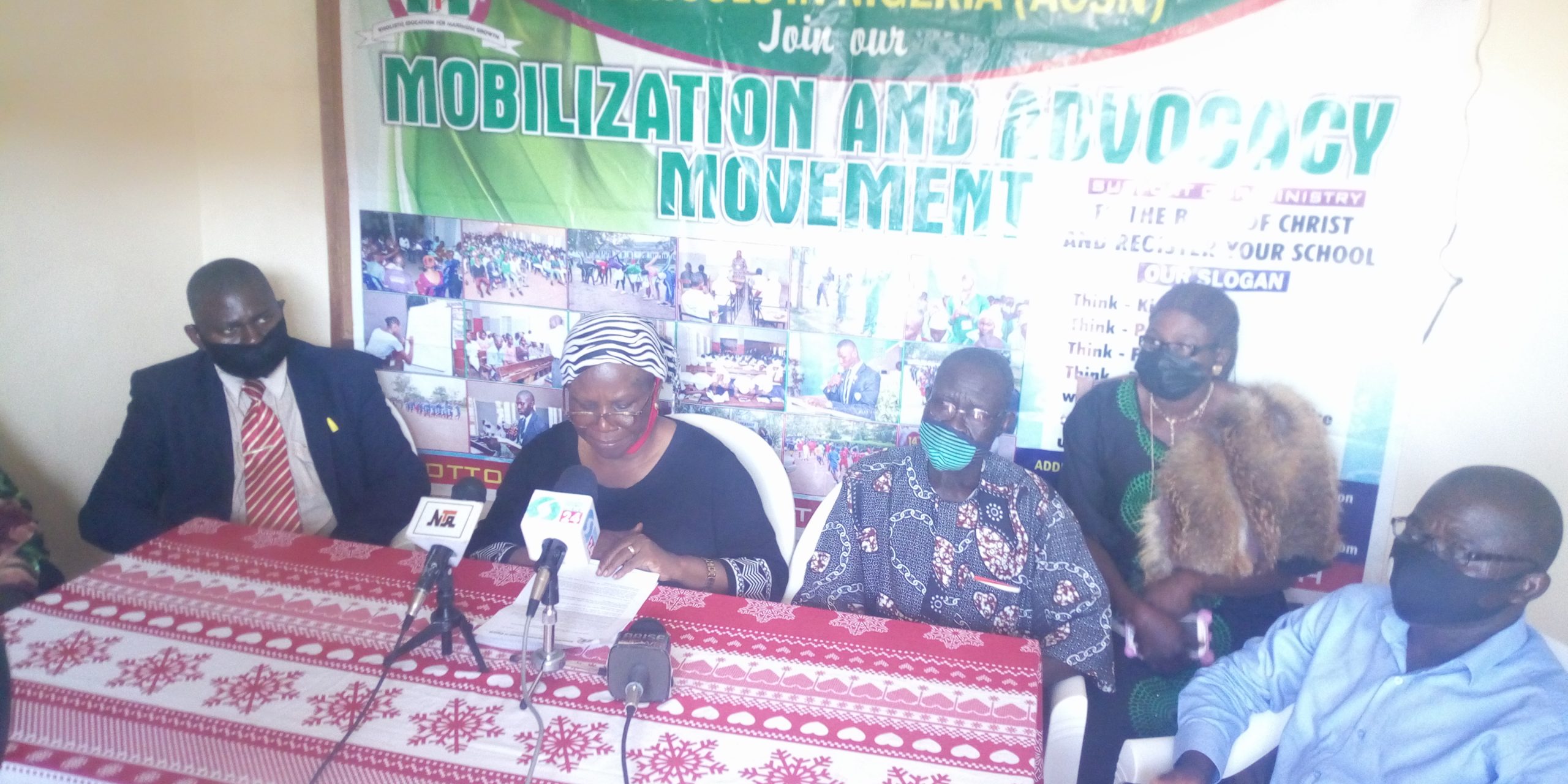 Officials of Association of Christians Schools of Nigeria