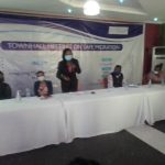 Cross session of keynote speakers at the IOM town hall meeting on Safe Migration held in Benin City,