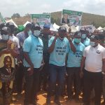 The stakeholders during the rally