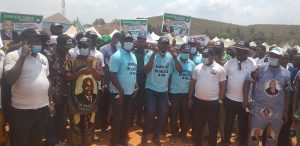 The stakeholders during the rally