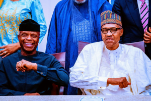 Vice President Yemi Osinbajo and President Muhammadu Buhari