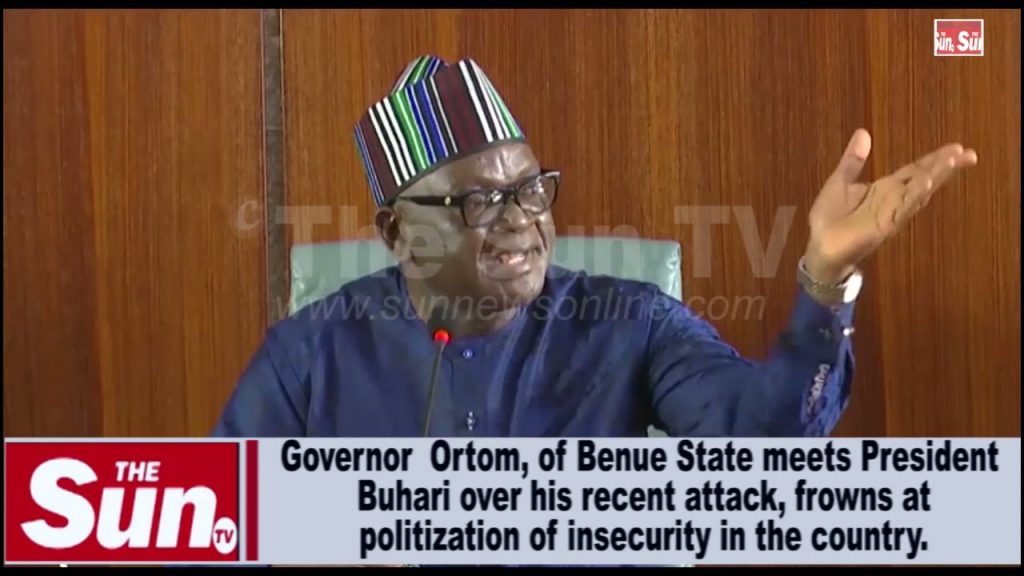 Ortom meets Buhari over his recent attack [VIDEO]