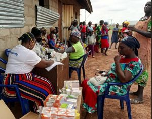 Shared Humanity Foundation medical team rendering medical service at Angwa Zawu, Goni Gora recently