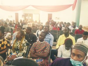 Cross section of students at the event