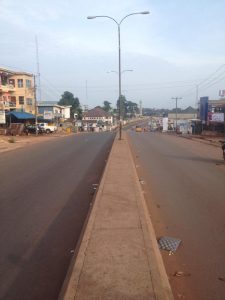 Ever busy Enugu Road, Nsukka