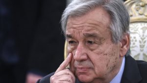 UN Secretary General Antonio Guterres