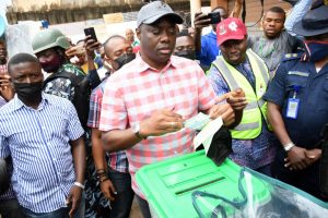 Seyi Makinde votes