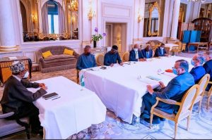 buhari-and-france-business-leaders