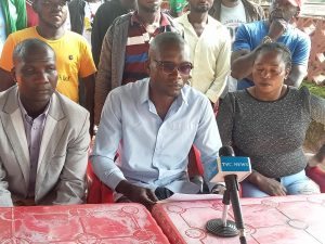 Aggrieved APC addressing press conference