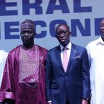 Delta State Governor IfeanyI Okowa (2nd from right)