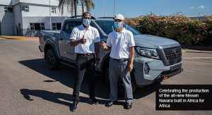 Celebrating the production of the all-new Nissan Navara built in Africa for Africa