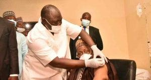 Jigawa: Badaru receives second jab of COVID-19 vaccine
