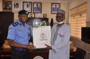 The Commissioner of Police, Umar Muri, and Kaduna State SEICOM Chairman, Alhaji Ibrahim Sambo