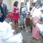 Prof. Oloyede, attempting to candidates with registration problems