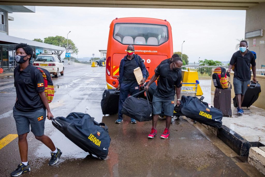 Uganda rugby players
