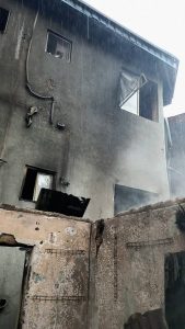 razed building