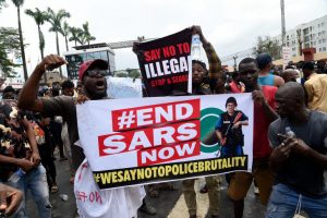 NIGERIA-CRIME-POLICE-DEMONSTRATION