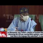 Twitter’s mission in Nigeria is suspect — Lai Mohammed (VIDEO)