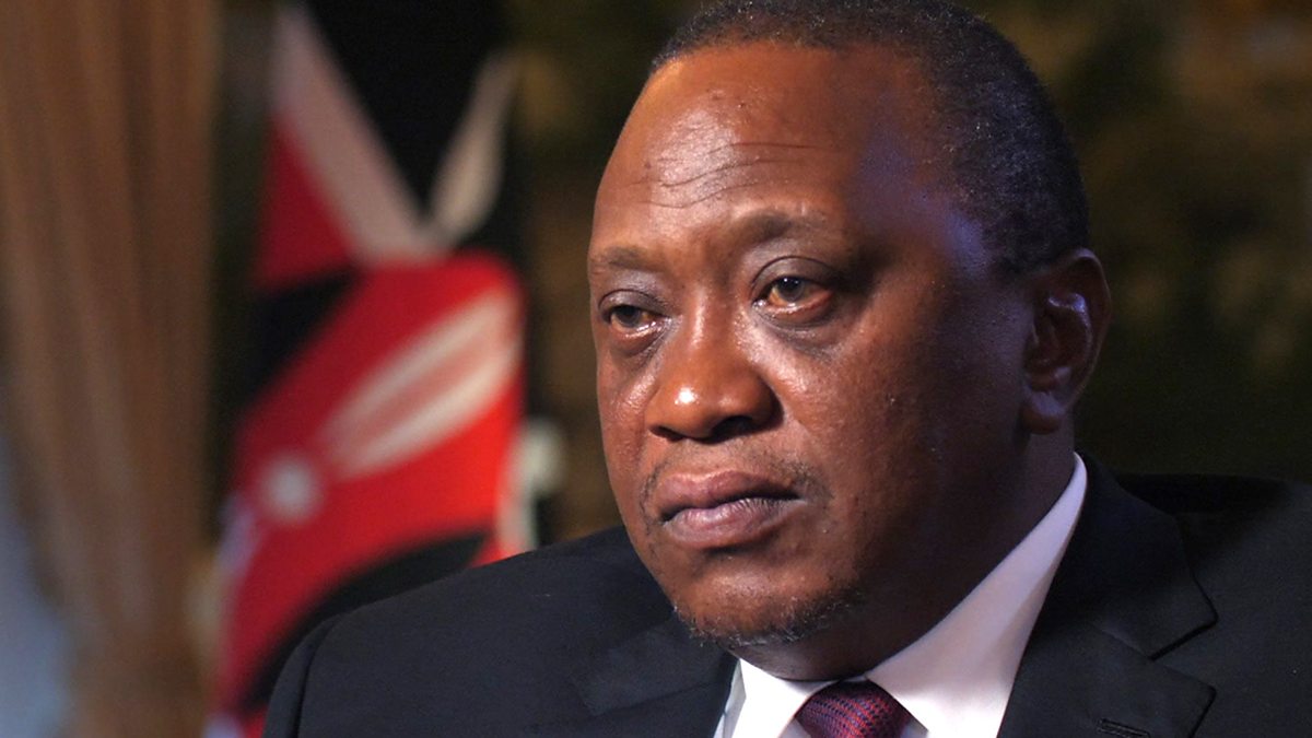 Kenyan President Uhuru Kenyatta