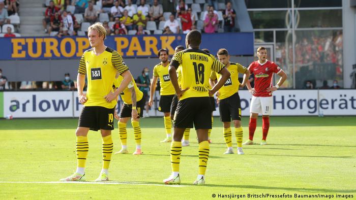 Borussia Dortmund lose at Freiburg, joy for promoted Bochum after wonder goal