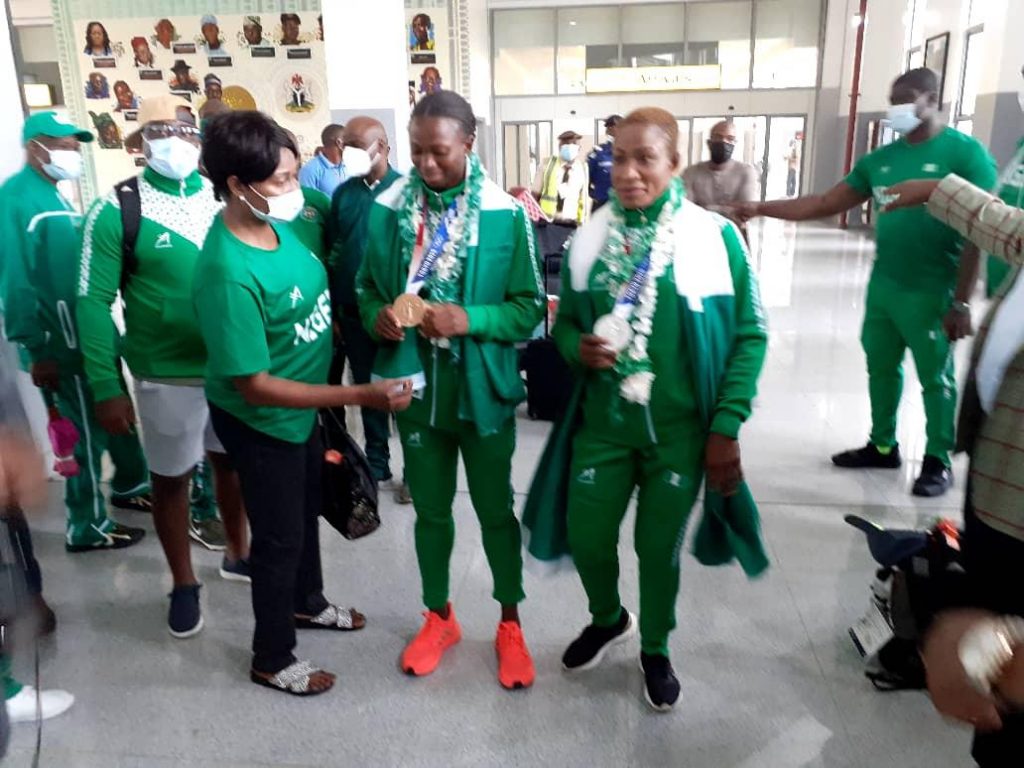 Blessing-Oborududu-and-Ese-Brume-receive-rousing-reception-in-Abuja