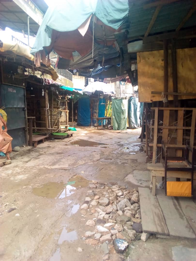 Inside Main Market Onitsha, shops were shut