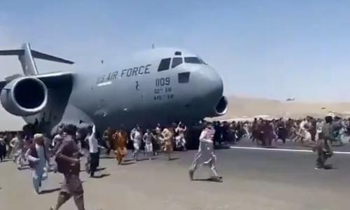 5 die at chaotic Afghan airport