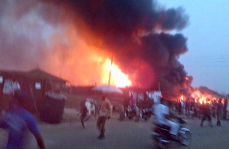 Victims of kerosine explosions