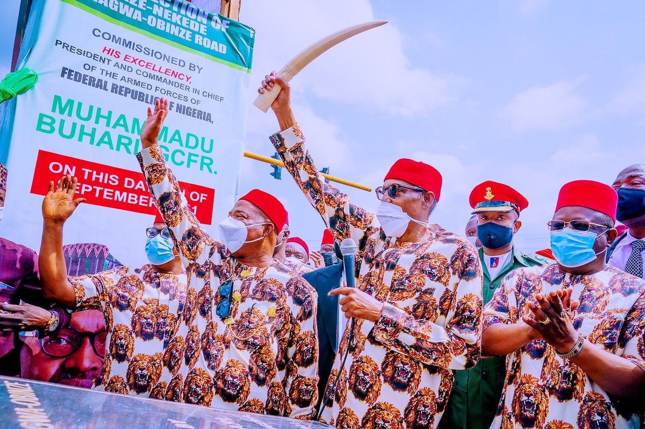 Buhari in Imo: Uzodinma’s vision aligns with mine – President
