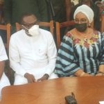 APC Deputy Gov. Emeka Okafor, Gov. Candidate Sen Andy Uba, Joy Emordi and Hon Chris Chikwelu in Onitsha yesterday