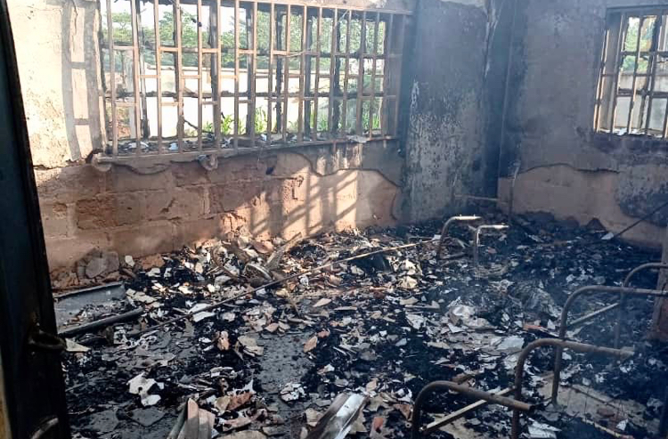 Burnt-INEC-facility