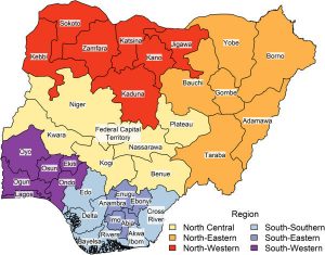 Map-of-Nigerian-states-Color-signifies-geopolitical-region