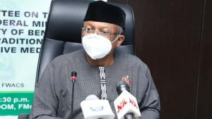Minister of Health Osagie Ehanire