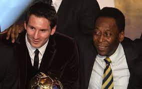 Pele congratulates Messi for creating new South American goalscoring record