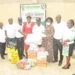 Lagos NUJ donates relief items to Little Saints Orphanage, elderly home