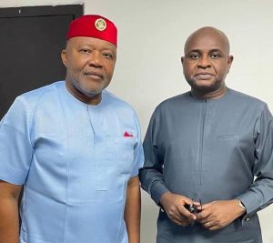 Nze Akachukwu Nwankpo (L), Kingsley Moghalu (R)