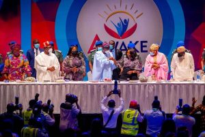 Buhari, Akeredolu, Sanwo-Olu task women on active participation in politics