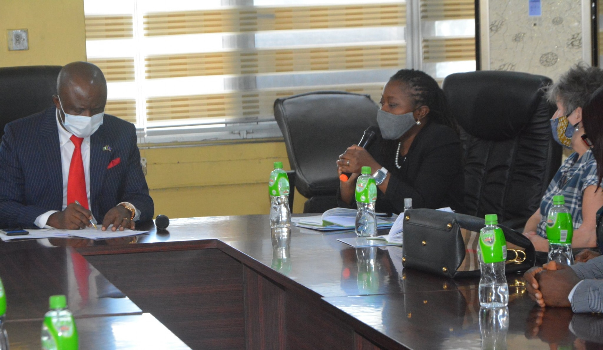 L-R: Tammy Danagogo, Omotayo Bolu, Mary Boyd